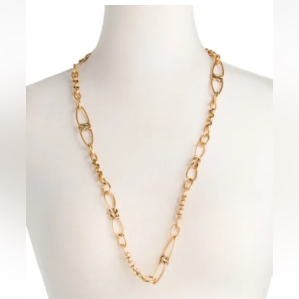 NEW! KENDRA SCOTT Fallyn Long Necklace Vintage Gold